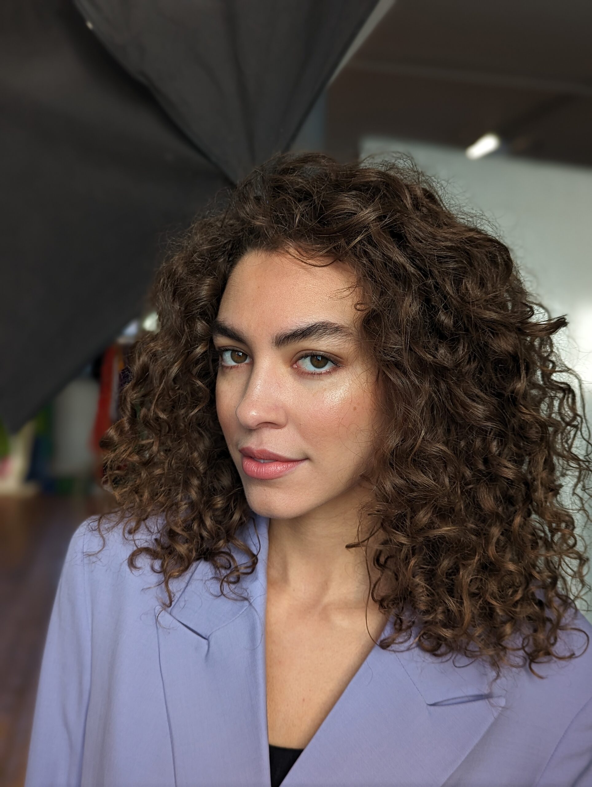 Professional model with hair and makeup by Bristol makeup artist Evie Smith.